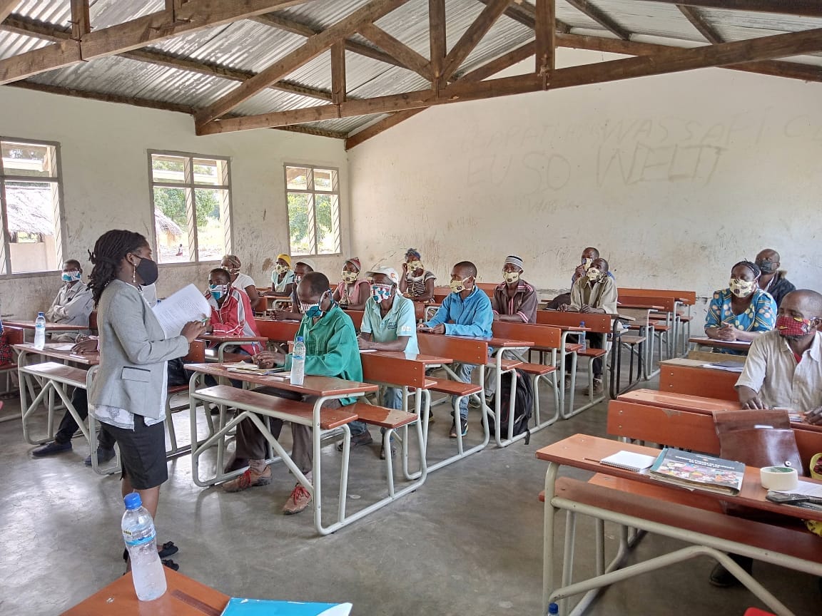 Capacitação dos membros do Conselho de Escola em Namigine no distrito de Ribaué.